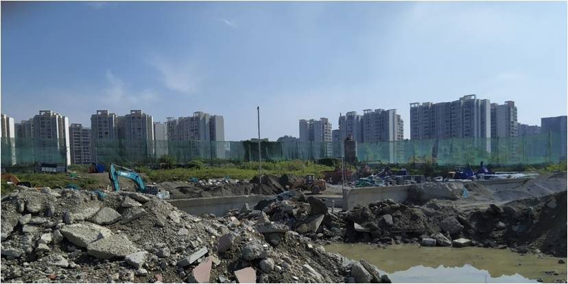 陈家珑教授到成都市调研建筑垃圾治理试点工作