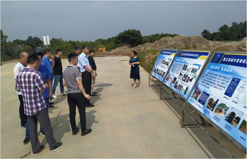 陈家珑教授到成都市调研建筑垃圾治理试点工作
